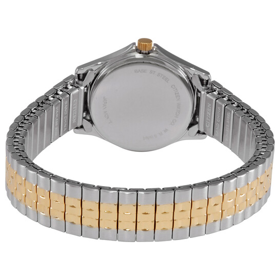 CITIZEN Women\'s 38mm Steel Bracelet & Case Quartz White Dial Analog Watch $295. Amazon.com: Citizen Quartz Women main image 4