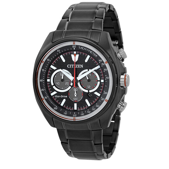 Citizen Racer Chronograph Eco-Drive Black Dial Men's Watch CA4567
