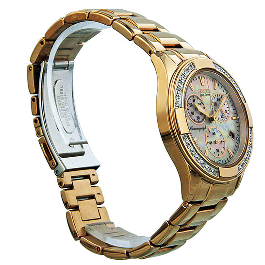 Citizen Eco-Drive Regent Chronograph Diamond Watch for Ladies Amazon.com: Citizen Women main image 3