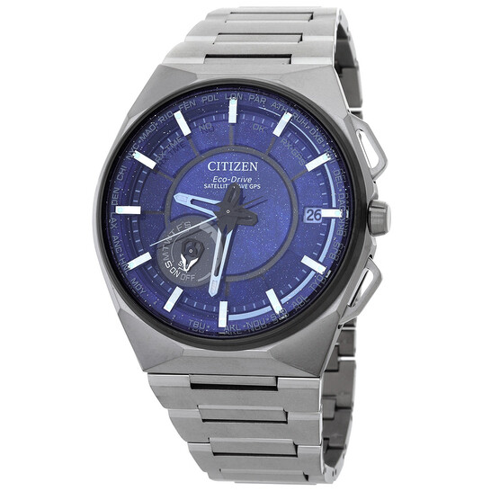 Citizen Satellite Wave X Perpetual World Time Blue Dial Men's