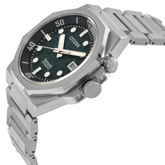 Citizen Series8 890 Automatic Green Dial Men's Watch NB6060-58X