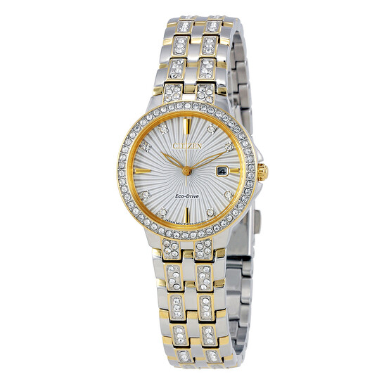 Citizen Silhouette Crystal Silver Dial Ladies Watch EW2344-57A Citizen Silhouette Crystal Silver Dial Ladies Watch EW2344-57A - 546x546