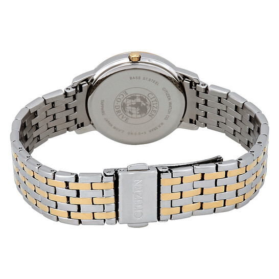 Citizen Eco-Drive Silhouette Crystal Mother of Pearl Dial Ladies Watch EX1484-57D - 546x546 Image #3