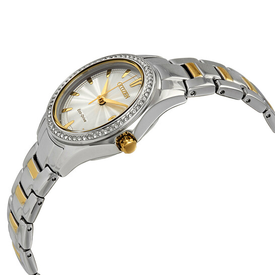 Citizen Silhouette Crystal Silver Dial Ladies Watch Set FE1144-69A - 546x546 Image #3