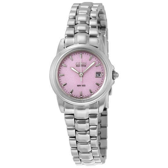 Citizen Eco-Drive Stainless Steel Watch EW1620-57X Citizen Silhouette Eco-Drive Pink Dial Stainless Steel  main image 4