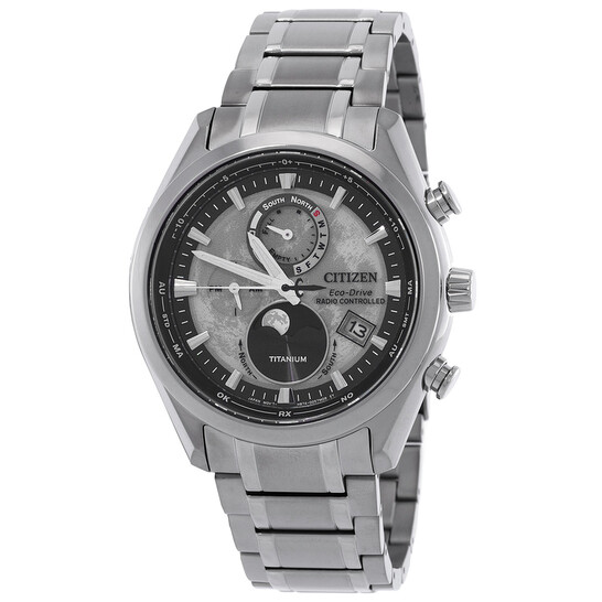 Citizen Tsuki-yomi A-T Perpetual World Time Grey Dial Men's Watch