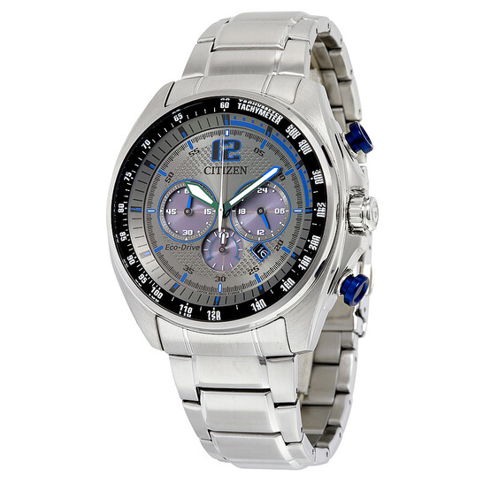 Citizen WDR Eco-Drive Charcoal Dial Men's Watch CA4190-54H