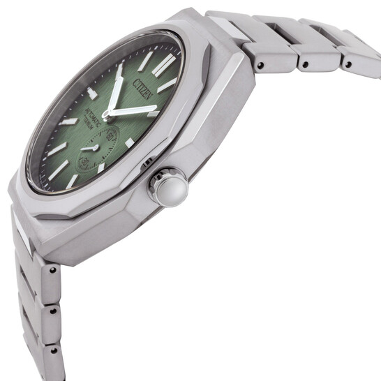 なっち Citizen Zenshin 60 Automatic Light Blue Dial Men's Watch NK5020