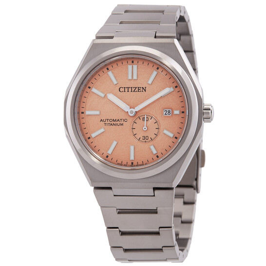 さっちん Citizen Zenshin Automatic Salmon Dial Men's Watch NJ0180-80Z