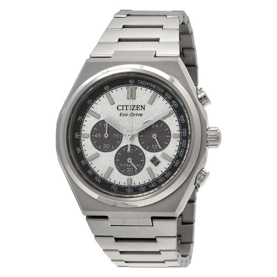Citizen Zenshin Chrono Chronograph Silver Dial Men's Watch