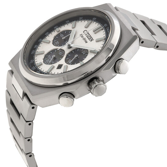 Citizen Zenshin Chrono Chronograph Silver Dial Men's Watch CA4610