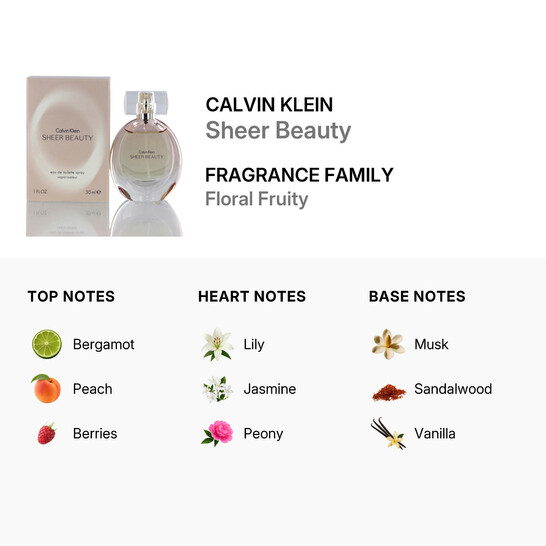 Ck Sheer Beauty / Calvin Klein EDT Spray 1.0 oz (w) Ck Sheer Beauty / Calvin Klein EDT Spray 1.0 oz (w) - 546x546 Image #2