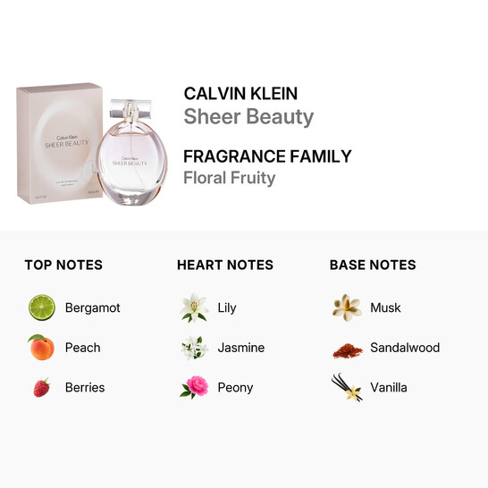 CK Sheer Beauty / Calvin Klein EDT Spray 3.4 oz (w) - 546x546 Image #3