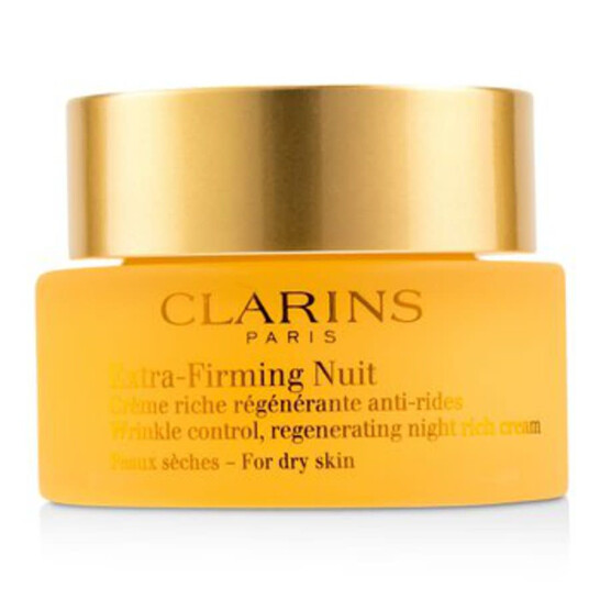 Clarins / Extra-firming Wrinkle Control Regenerating Night Rich Cream 1.6 oz - 546x546 Image #2