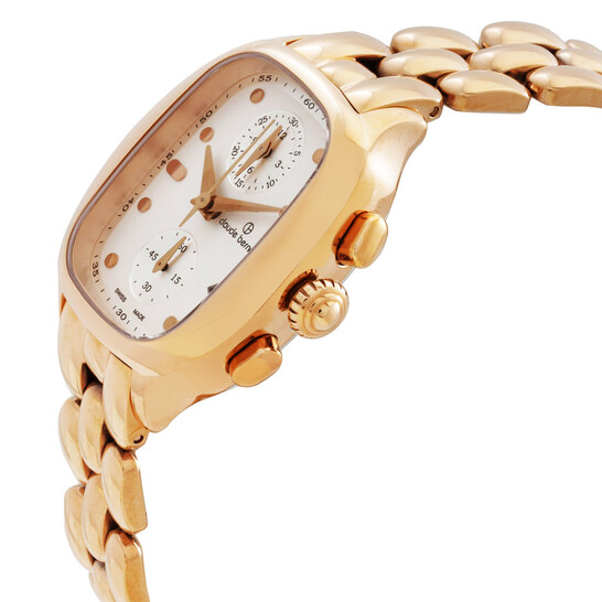 Claude Bernard Dress Code Chronograph Quartz Silver Dial Ladies