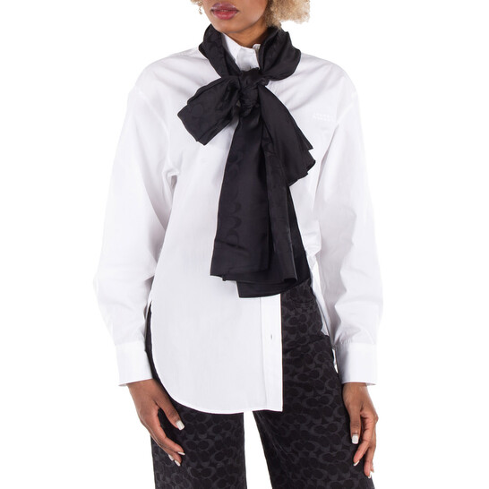 Coach Black Signature Shawl - 546x546 Image #3