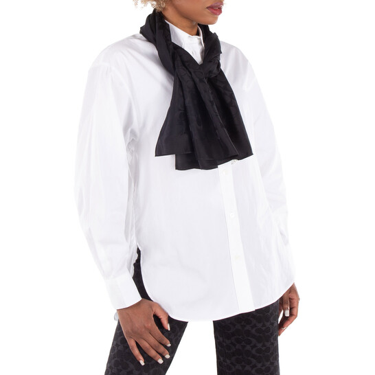 Coach Black Signature Shawl - 546x546