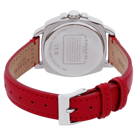 Coach Boyfriend Quartz Crystal White Dial Ladies Watch  display picture 1