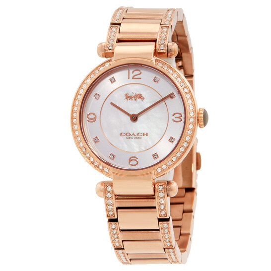 Coach Women\'s Rose Gold Watch Amazon.com: Coach Elliot Women main image 3