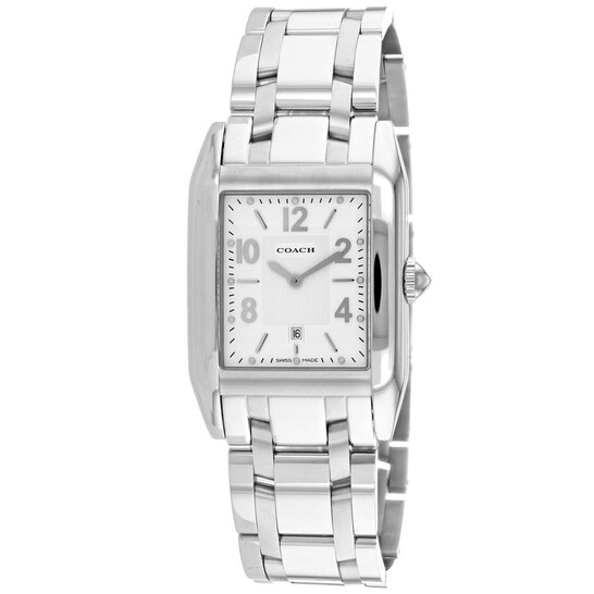 Coach Commerce Root Quartz White Dial Men