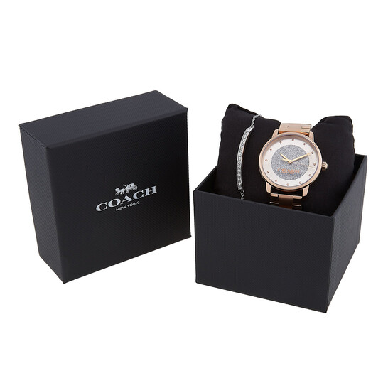 Coach Grand Quartz Ladies Watch and Bracelet Set 14000105  display picture 2