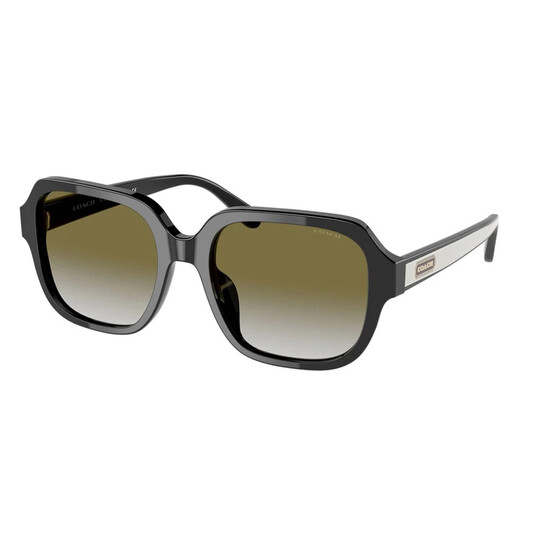 Coach Green Square Ladies Sunglasses HC8335U 50027Z 53 - 546x546