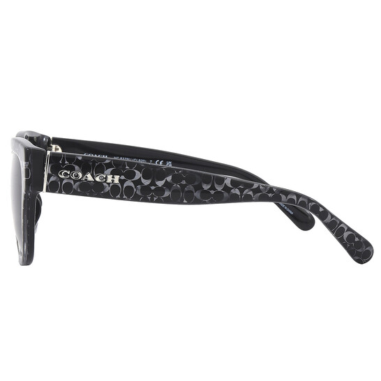 Coach Grey Gradient Butterfly Ladies Sunglasses HC8379U 55208G 54 Coach Grey Gradient Butterfly Ladies Sunglasses HC8379U 55208G 54 - 546x546 Image #4