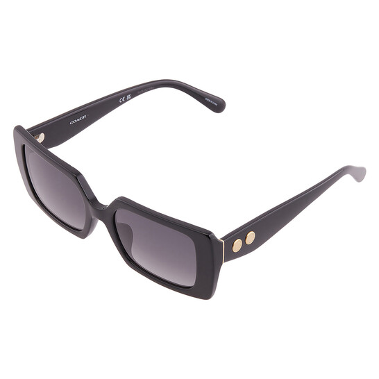 Coach Grey Gradient Rectangular Ladies Sunglasses HC8409U 50023C 53 Coach Grey Gradient Rectangular Ladies Sunglasses HC8409U 50023C 53 - 546x546 Image #3