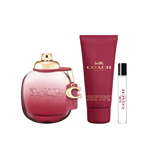 Coach Ladies Wild Rose Gift Set Fragrances 3386460147224
