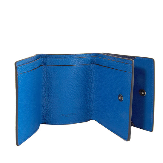 Coach Origami Colorblock Leather Coin Wallet 89426 PWS