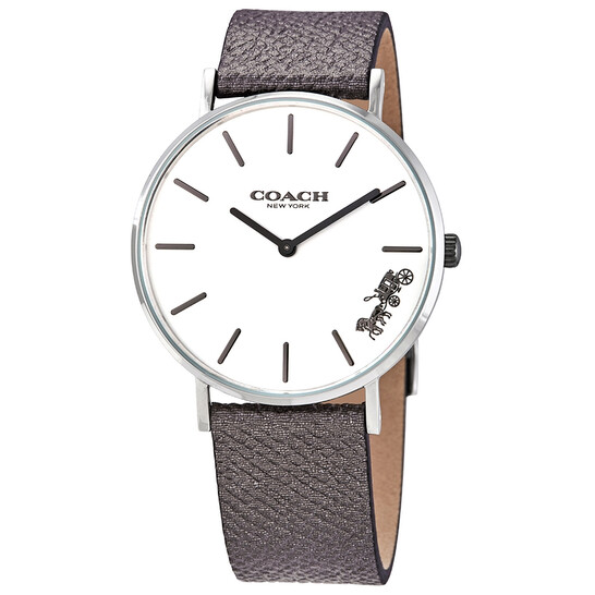 Coach Perry Quartz White Dial Ladies Watch 14503155  display picture 1