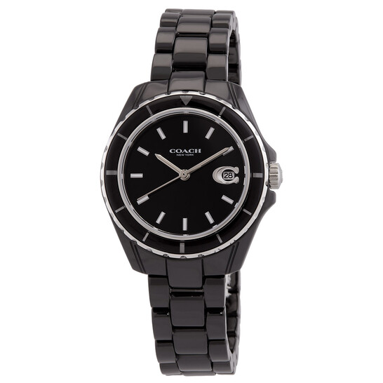 Coach PRESTON Quartz Black Dial Ladies Watch 14503805 Watches