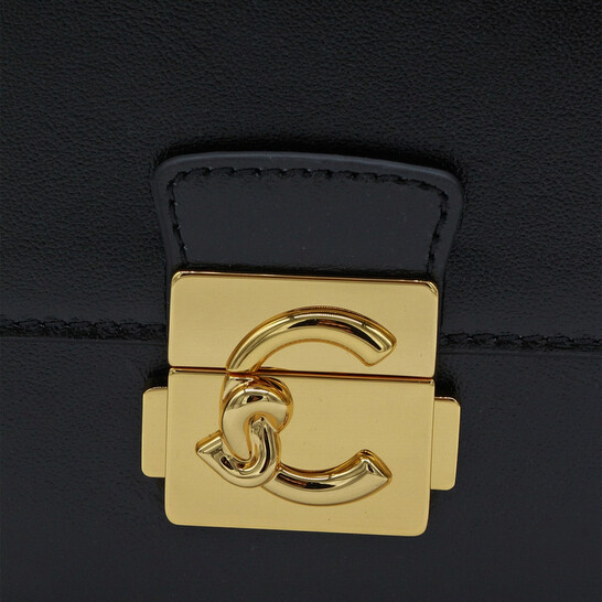 Coccinelle Black Leather C-Me Lock Shoulder Bag - 546x546 Image #4