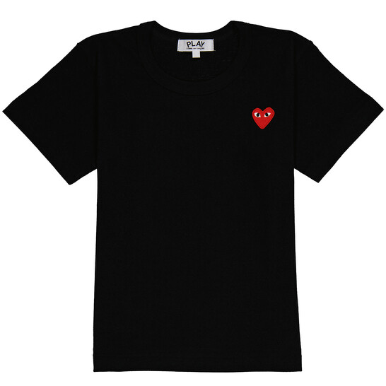 Tシャツ・カットソー COMME des GARCONS PLAY side Red Heart Short Tee Unisex Comme Des Garçons Play heart-print T-shirt | Blue | FARFETCH