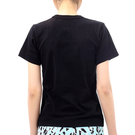 Comme Des Garcons Ladies Black Heart Patch T-shirt, Brand