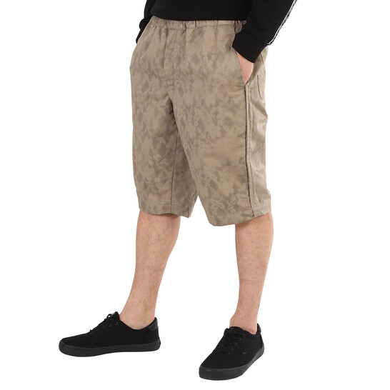 Comme Des Garcons Men's Khaki Elasticised Floral Print