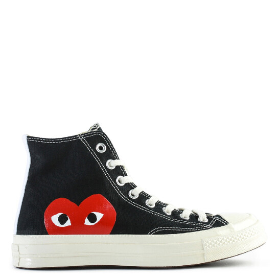 Comme Des Garcons X Converse High-Top Sneakers, Brand Size 8 ( US
