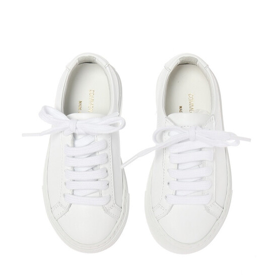 Common Projects Kids White Original Achilles Low-top Sneakers - Main Image