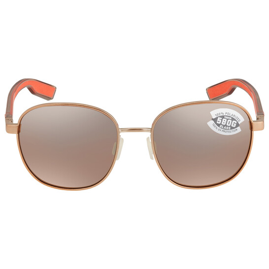 Costa Del Mar EGRET Copper Silver Mirror Polarized Glass  display picture 3