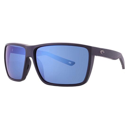 Costa Rincon Ii Costa Del Mar RINCON II Blue Mirror Polarized Polycarbonate Square Men ...