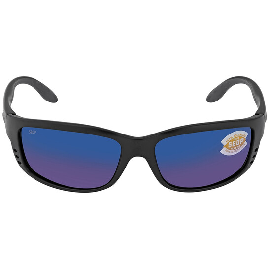 Costa Del Mar Zane Blue Mirror 580P Wrap Men's Sunglasses ZN 11