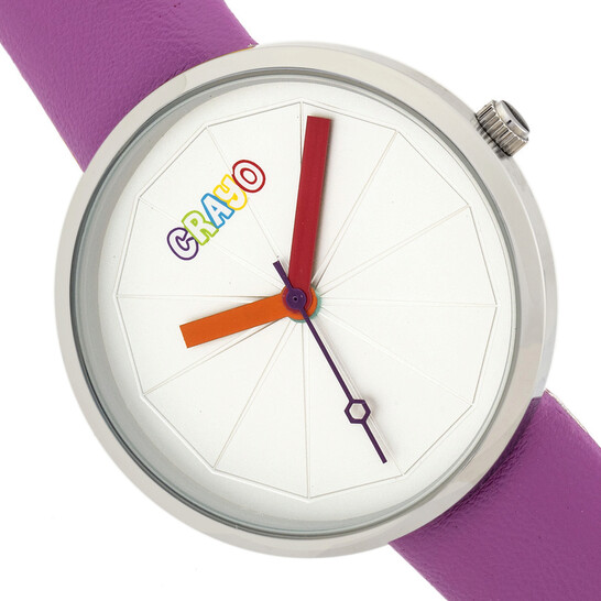 Crayo Metric Quartz White Dial Unisex Watch CRACR5803 - 546x546 Image #3