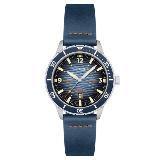 Cross Cross Baskerville Quartz Blue Dial Men's Watch CR9064-03