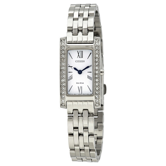 Citizen Silhouette Crystal White Dial Ladies Watch EX1470-51A - 546x546