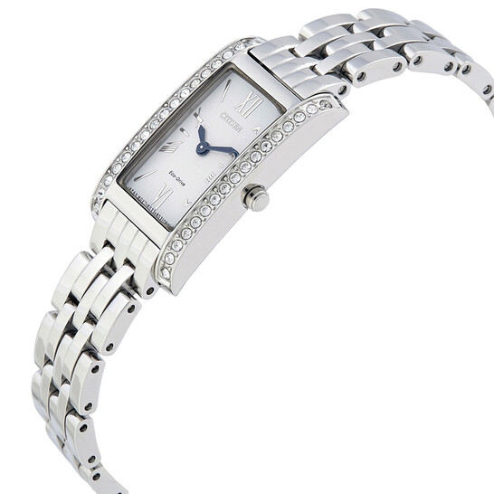 Citizen Silhouette Crystal White Dial Ladies Watch EX1470-51A - 546x546 Image #2