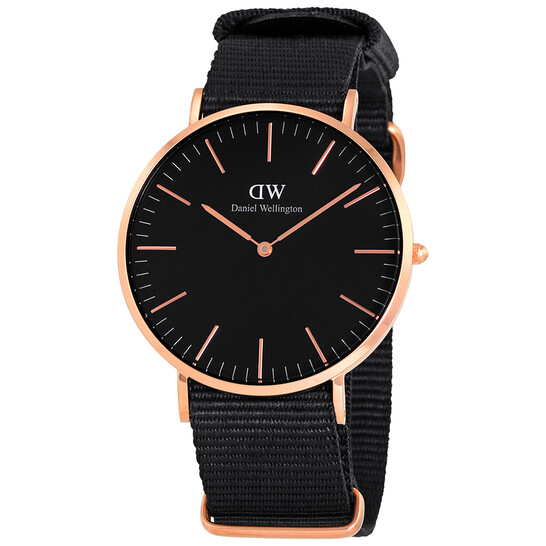 Daniel Wellington Classic Black Cornwall Watch DW00100148 - 546x546