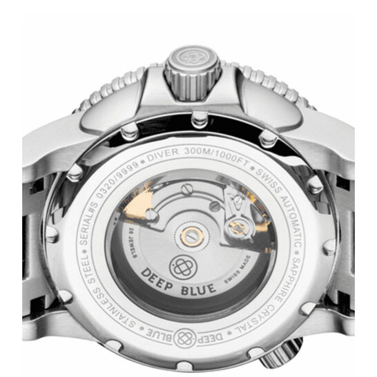 Deep Blue Juggernaut V Automatic Orange Dial Men's Watch