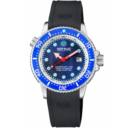 Deep Blue JUGGERNAUT V USA SWISS AUTOMATIC Blue Dial Men's Watch