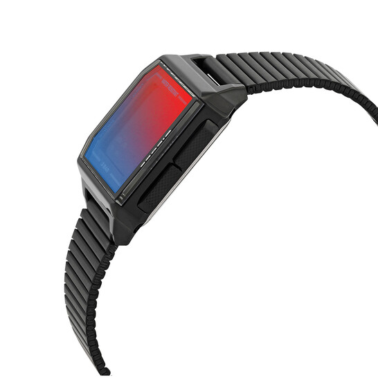 DIESEL / クォーツ腕時計/デジタル/GRY/DZ-1970 Diesel Chopped Alarm Quartz Digital Men's Watch DZ1970