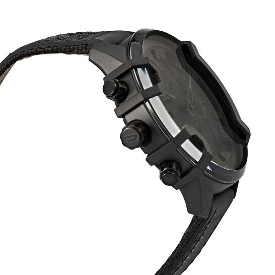Diesel Griffed Chronograph Quartz Black Dial Men's Watch